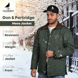 Gun & Partridge Men's Quilted Jacket Colour Mountain Green Size
