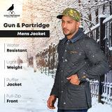 Gun & Partridge Men's Quilted Jacket Colour Denim Black Size